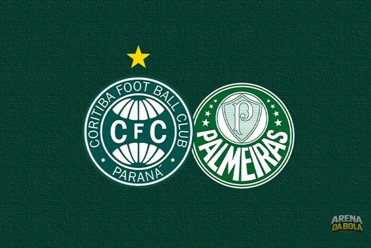 Coritiba e Palmeiras se enfrentam no Couto Pereira pelo Brasileirão