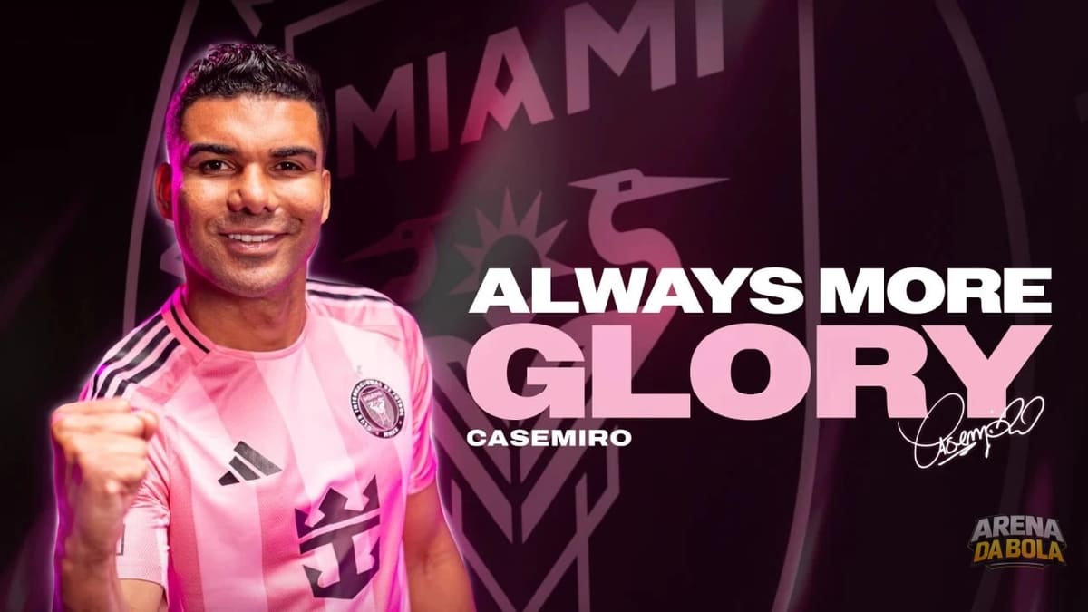 Inter Miami contrata Casemiro em transferência sem custos