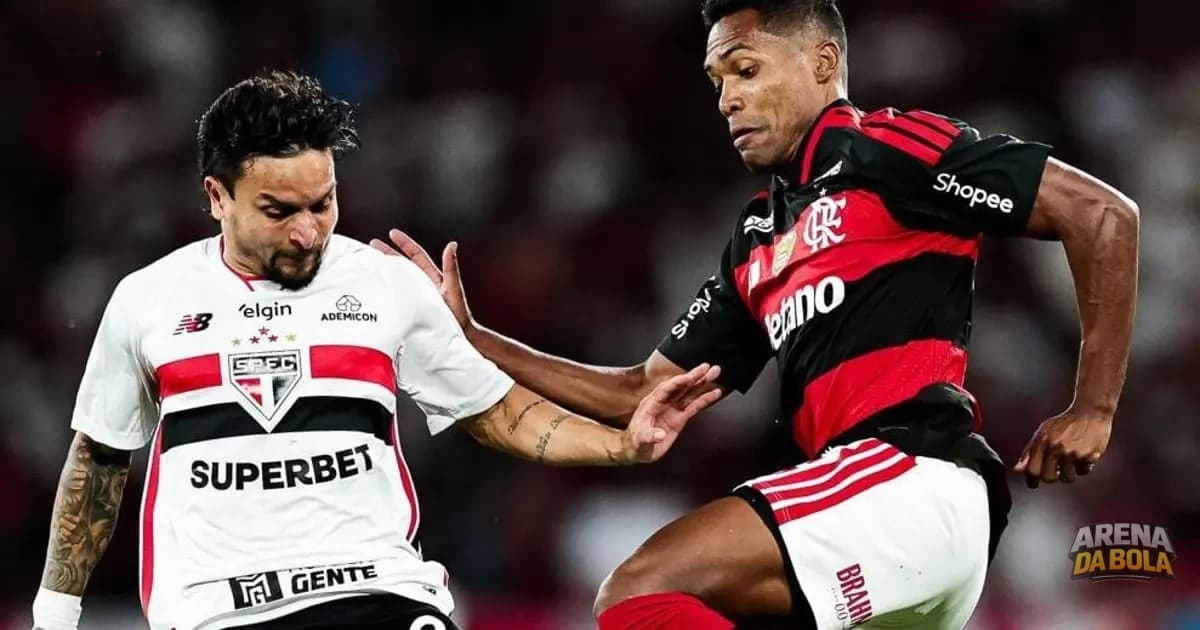 Flamengo e São Paulo empatam em 1 a 1 no Maracanã pela 20ª rodada do Brasileirão