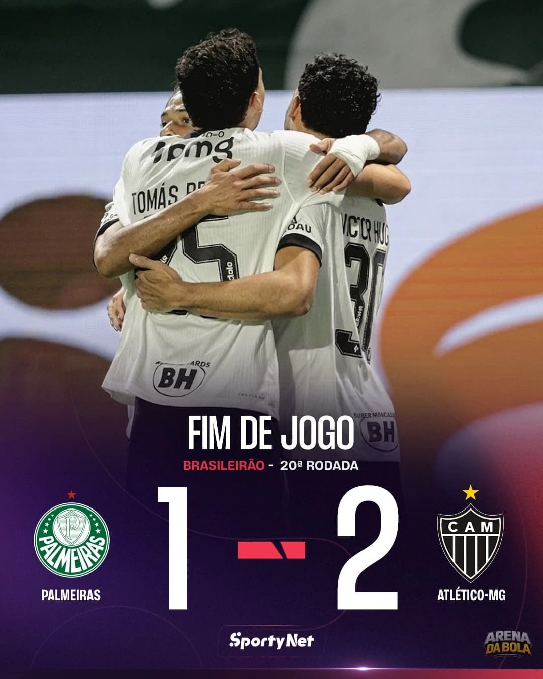Palmeiras perde chance de ampliar liderança ao ser derrotado em casa pelo Atlético-MG | Brasileirão 2026