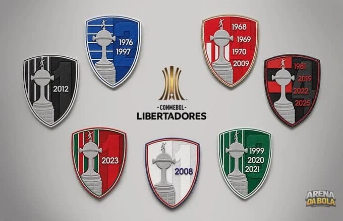 Libertadores: Conmebol revela patch dos campeões para o mata-mata