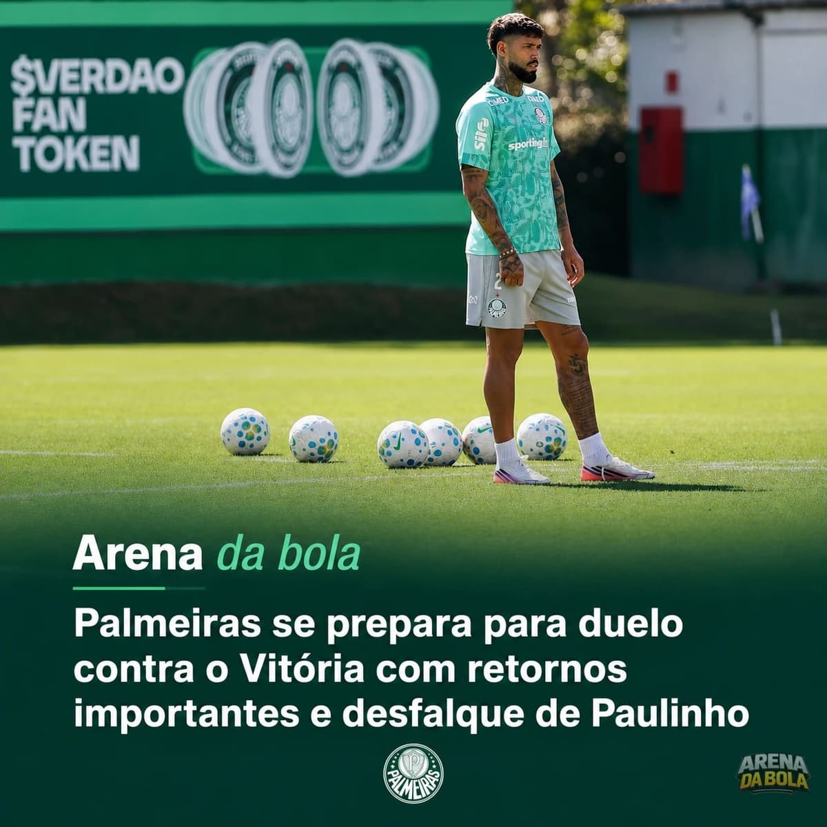 Palmeiras se prepara para duelo contra o Vitória com retornos importantes e desfalque de Paulinho
