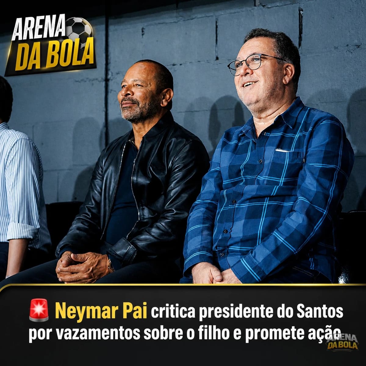 Neymar Pai critica presidente do Santos por vazamentos sobre o filho e promete ação