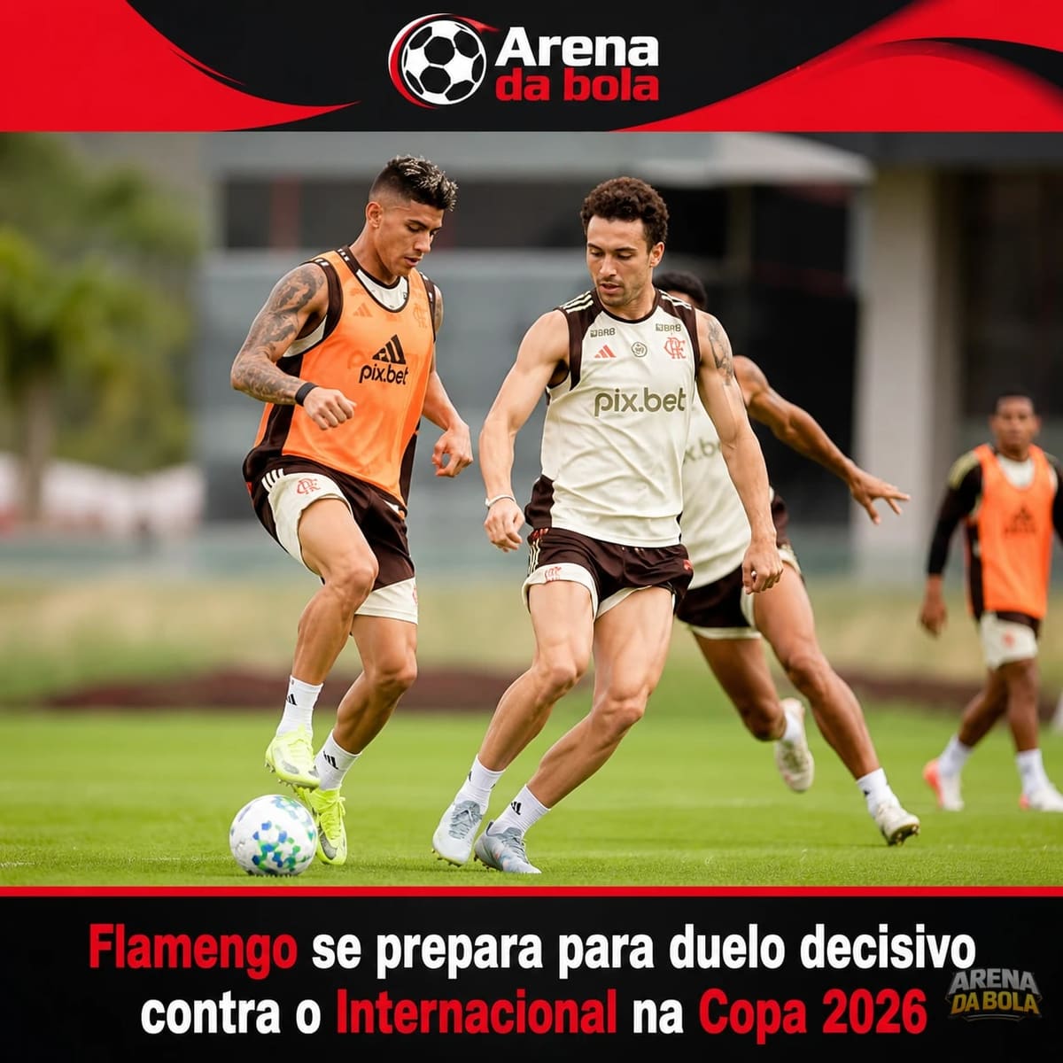 Flamengo se prepara para duelo decisivo contra o Internacional