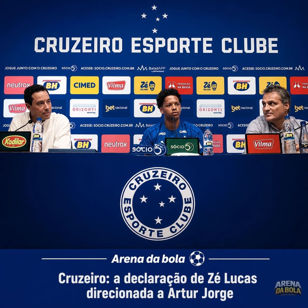 Cruzeiro: a declaração de Zé Lucas direcionada a Artur Jorge