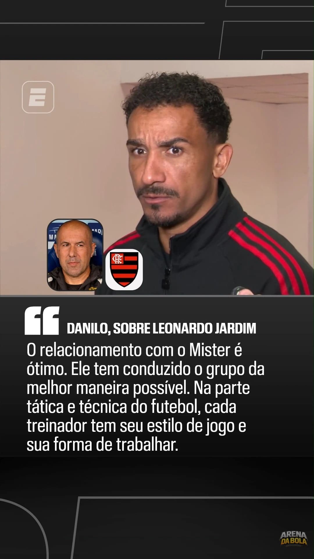 Danilo defende trabalho de Leonardo Jardim e elogia união no Flamengo | Brasileirão 2026