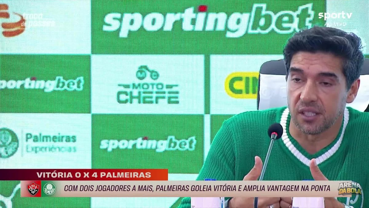 Abel Ferreira fala sobre expulsões no Vitória e defende cumprimento das regras