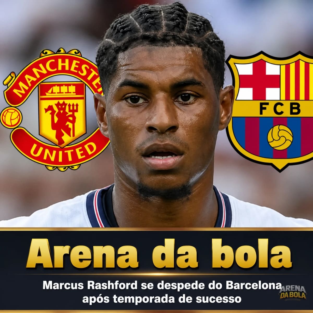 Marcus Rashford se despede do Barcelona após temporada de sucesso