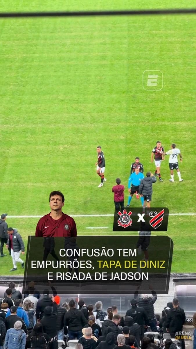 Diniz se envolve em polêmica após confusão entre Athletico e Corinthians | Brasileirão 2026
