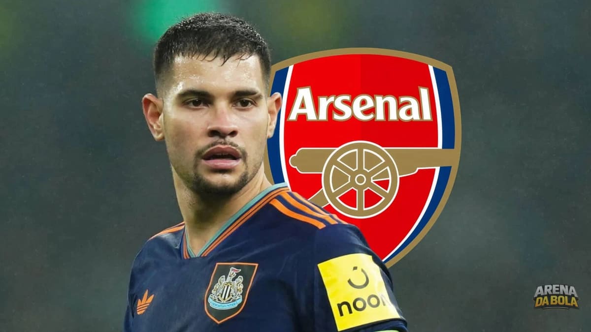 Arsenal se prepara para exame médico de Bruno Guimarães em acordo recorde com Newcastle