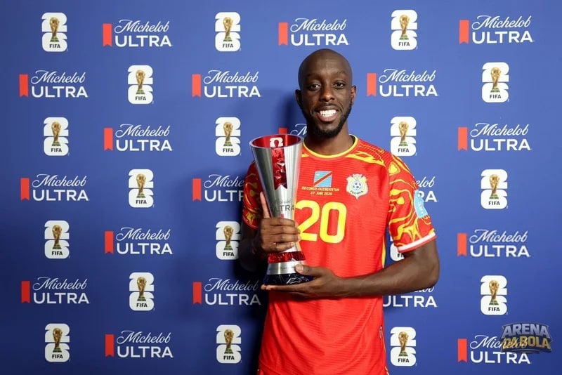 Yoane Wissa é eleito Melhor em Campo pela FIFA após grande atuação pela República Democrática do Congo da Copa 2026