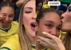Filha de Casemiro se emociona com gol do pai na vitória do Brasil