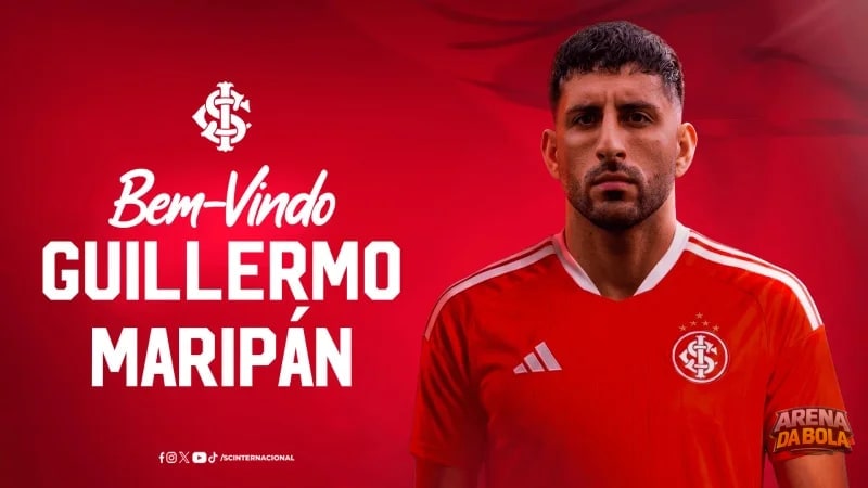 Internacional contrata zagueiro Guillermo Maripán, ex-Monaco e Torino