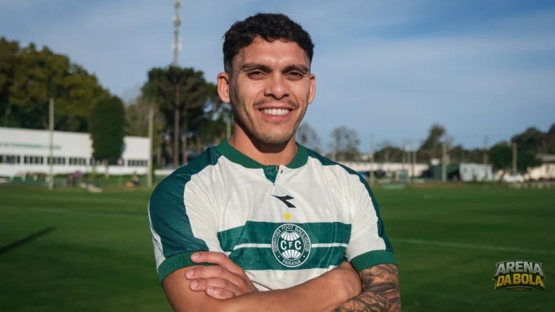 Coritiba anuncia a contratação do atacante uruguaio Brian Ocampo até 2029