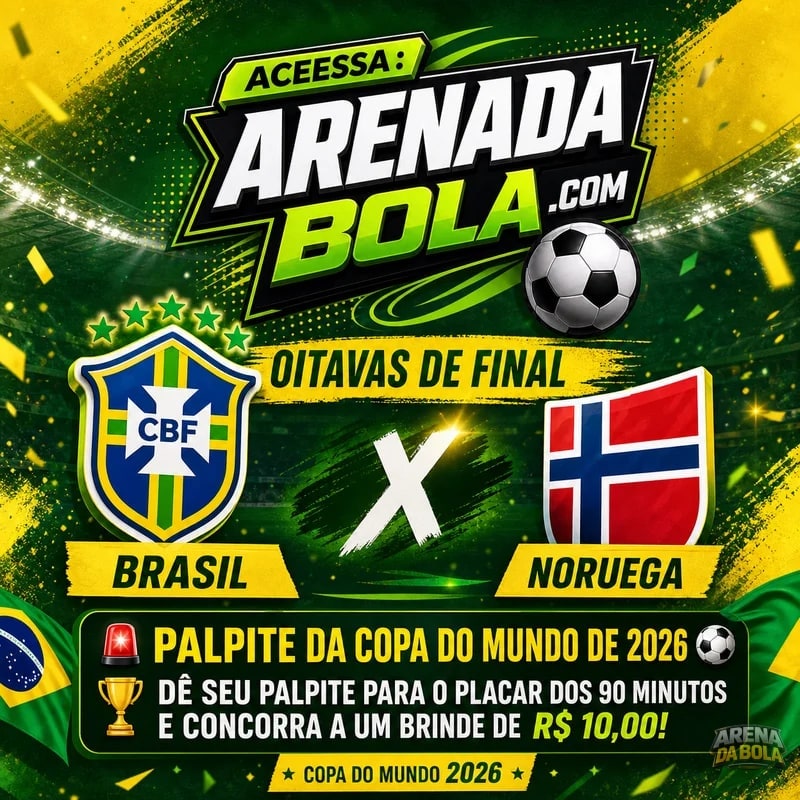 Palpite Brasil x Noruega— Copa 2026: placar e análise