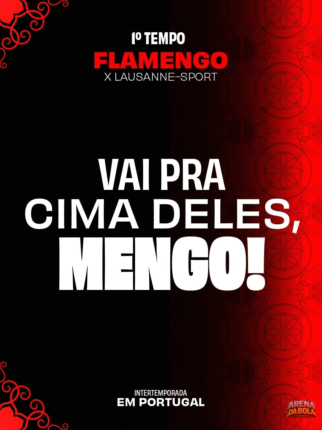 Flamengo inicia partida em Portugal com o placar zerado | Amistoso