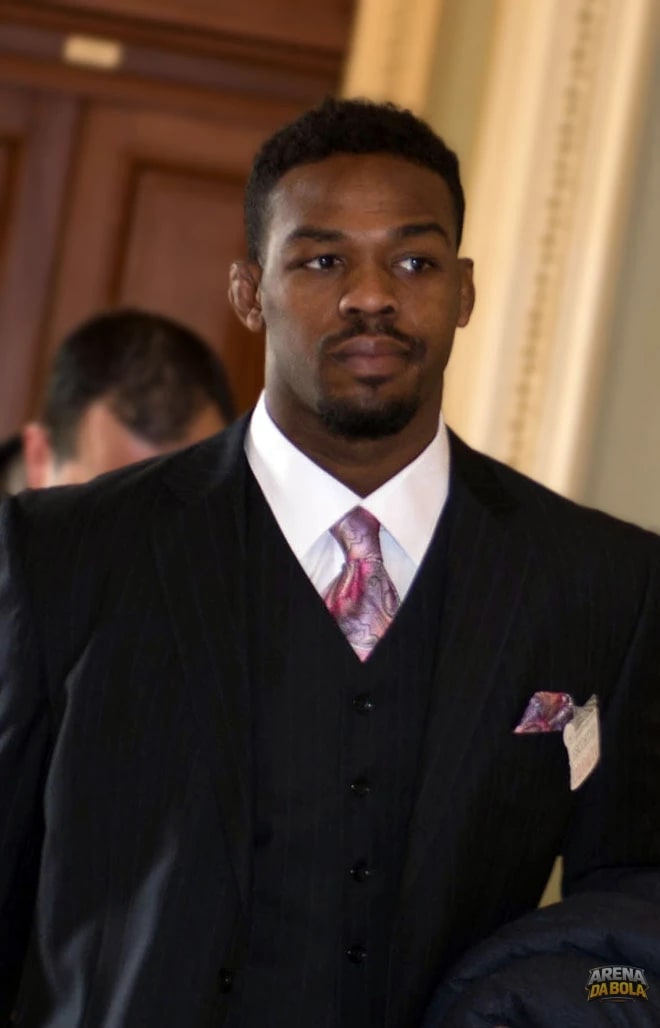 Jon Jones celebra vitória de Gable Steveson no UFC 329