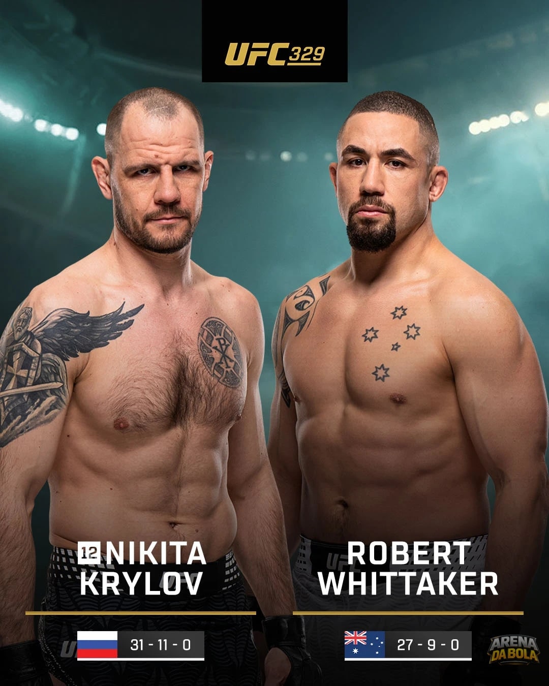 Ex-campeão faz sua estreia no peso meio-pesado no UFC 329
