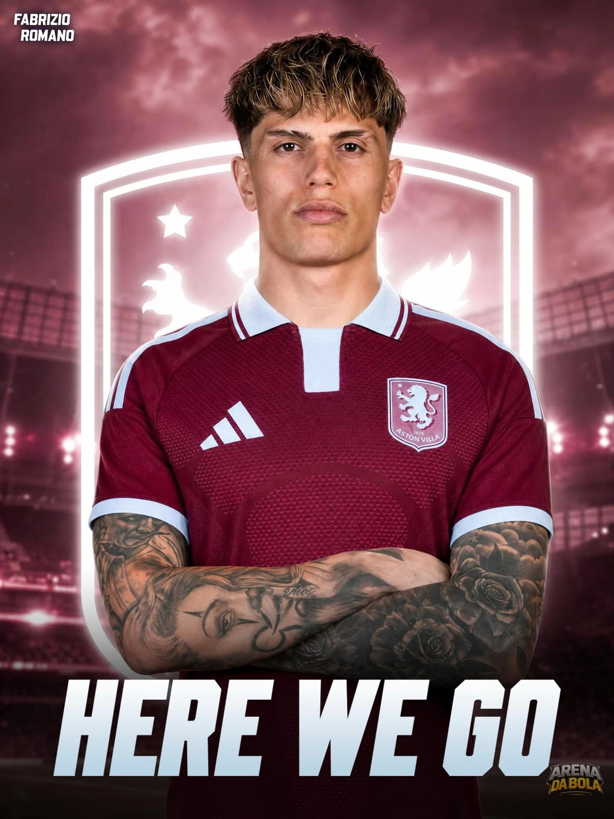 Aston Villa fecha contratação do atacante argentino Garnacho, do Chelsea