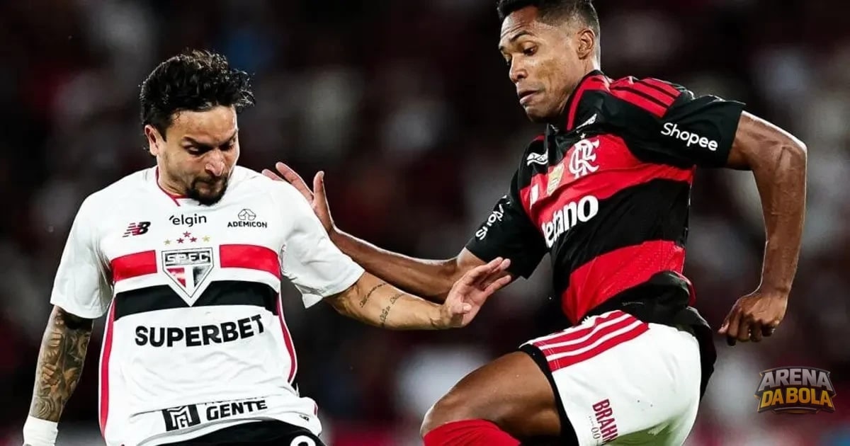 Flamengo e São Paulo empatam em 1 a 1 no Maracanã pela 20ª rodada do Brasileirão
