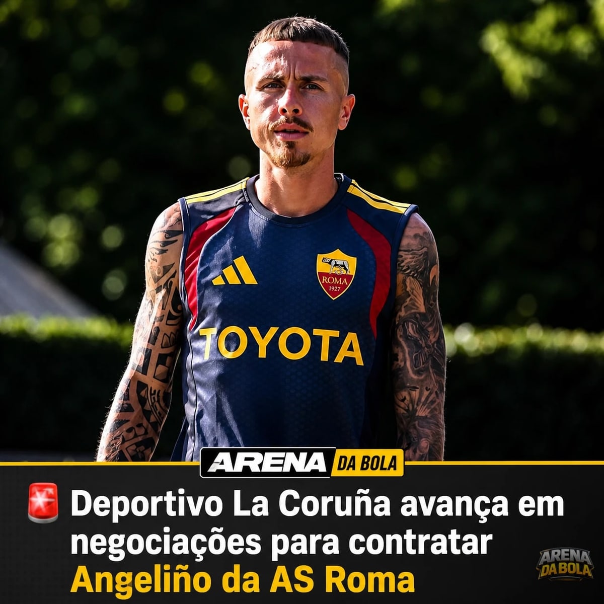 Deportivo La Coruña avança em negociações para contratar Angeliño da AS Roma