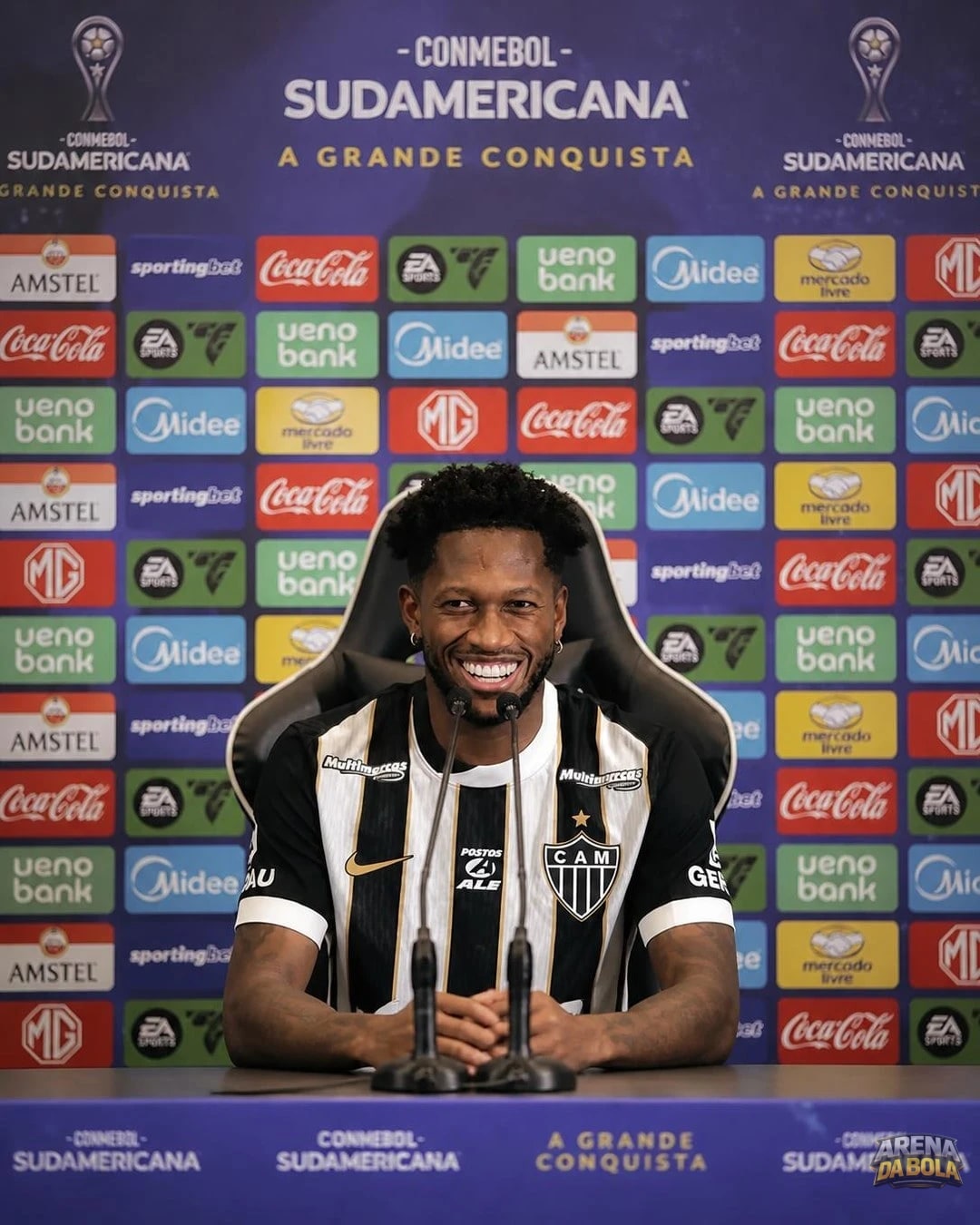 Fred analisa estreia no Atlético-MG e foca clássico contra o Cruzeiro