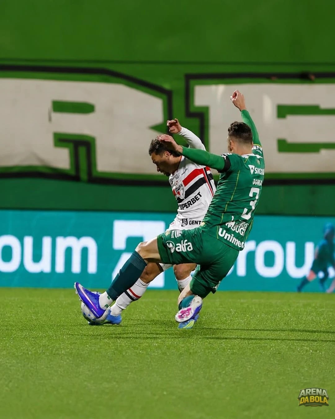 Galeria de fotos do jogo entre Chapecoense e São Paulo no Brasileirão