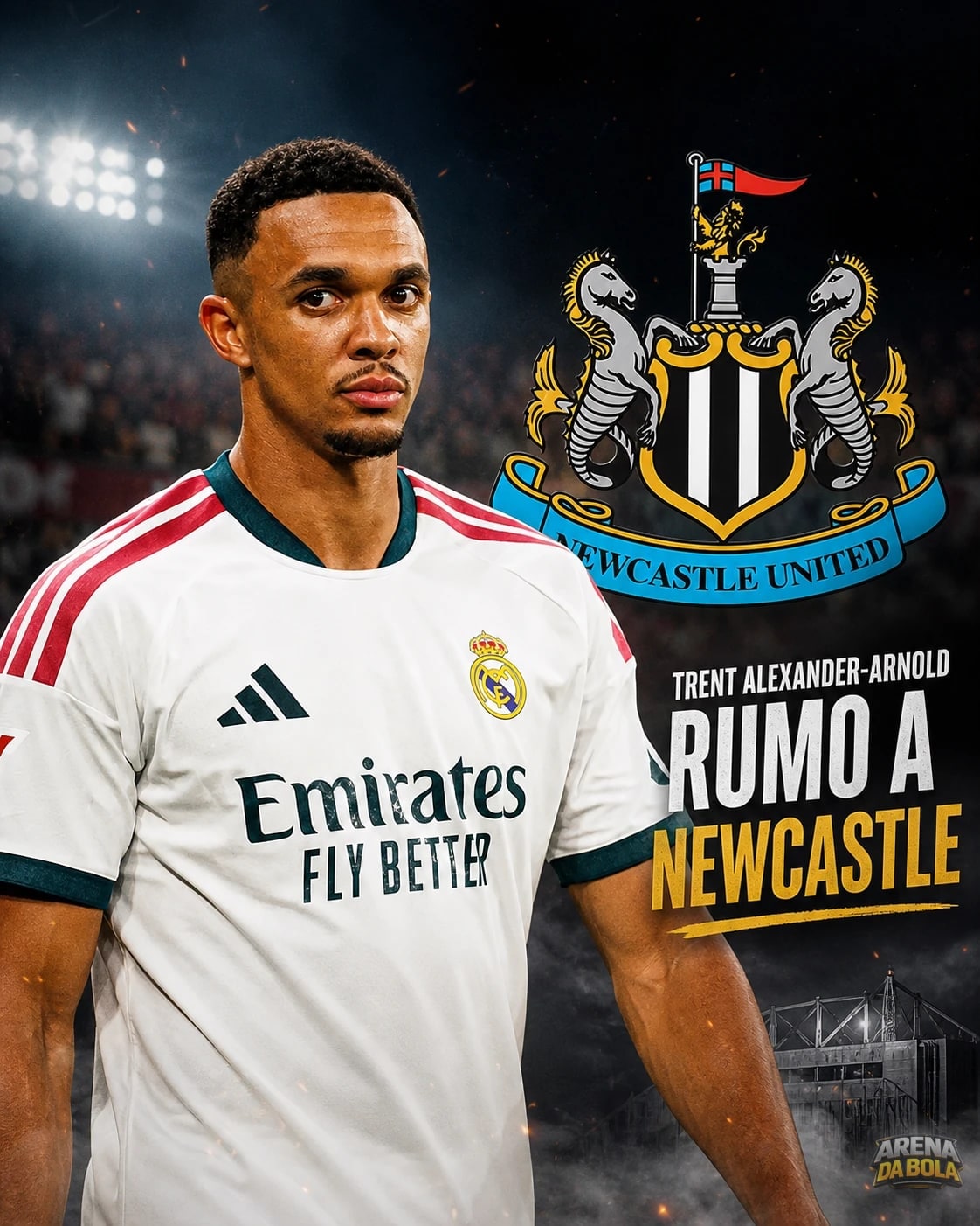 Real Madrid descarta vender Alexander-Arnold após rumor sobre Newcastle