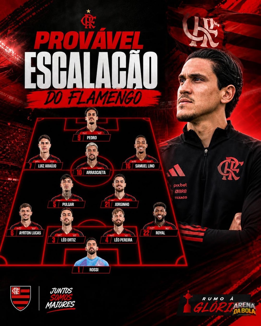 Leonardo Jardim define Flamengo com mudanças para clássico contra Botafogo | Brasileirão 2026