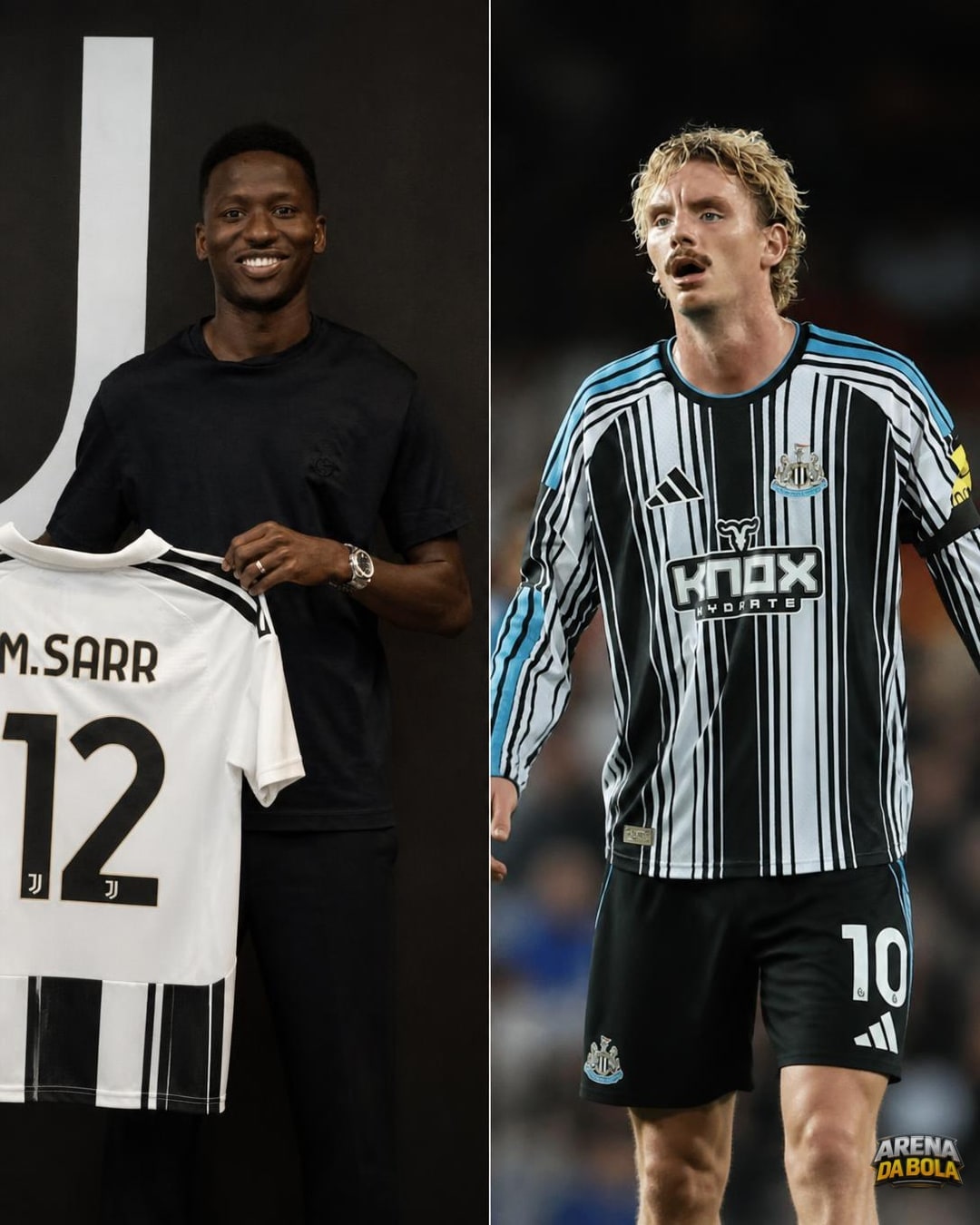 Juventus fecha empréstimos de Pape Matar Sarr e Nick Woltemade