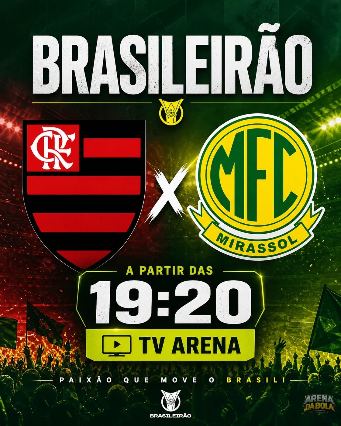 Flamengo x Mirassol: duelo movimenta o Brasileirão 2026