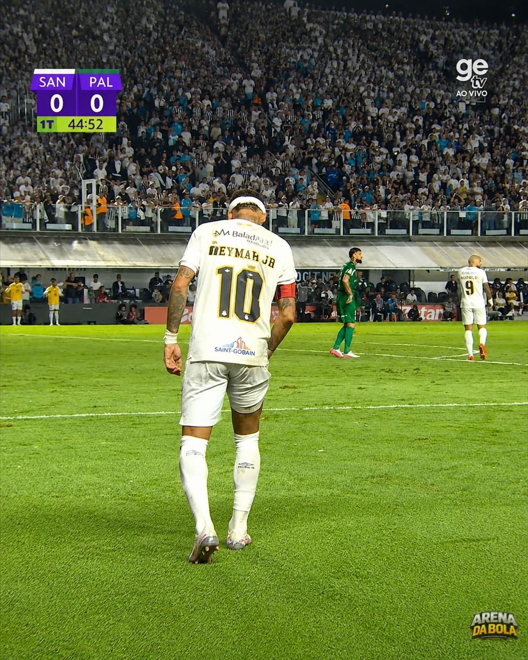 Neymar preocupa o Santos após sentir o chamado músculo do chute