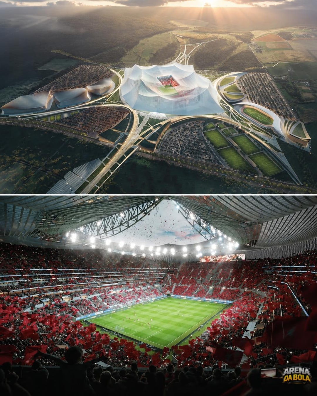 Estádio Hassan II mira recorde e final da Copa do Mundo de 2030