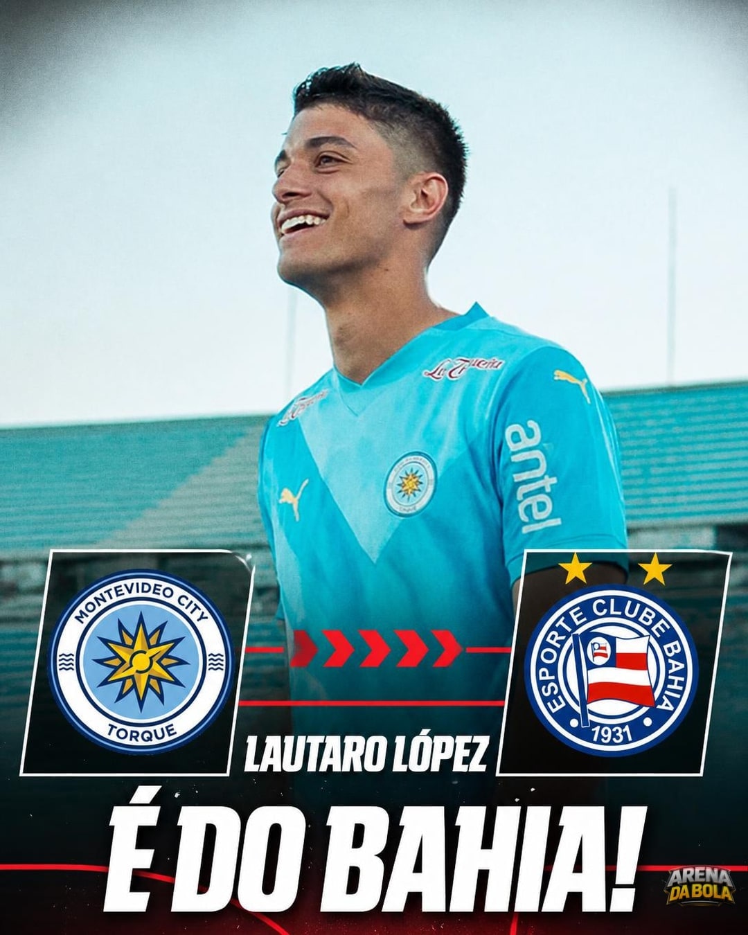 Bahia acerta empréstimo de Lautaro López até o fim de 2026