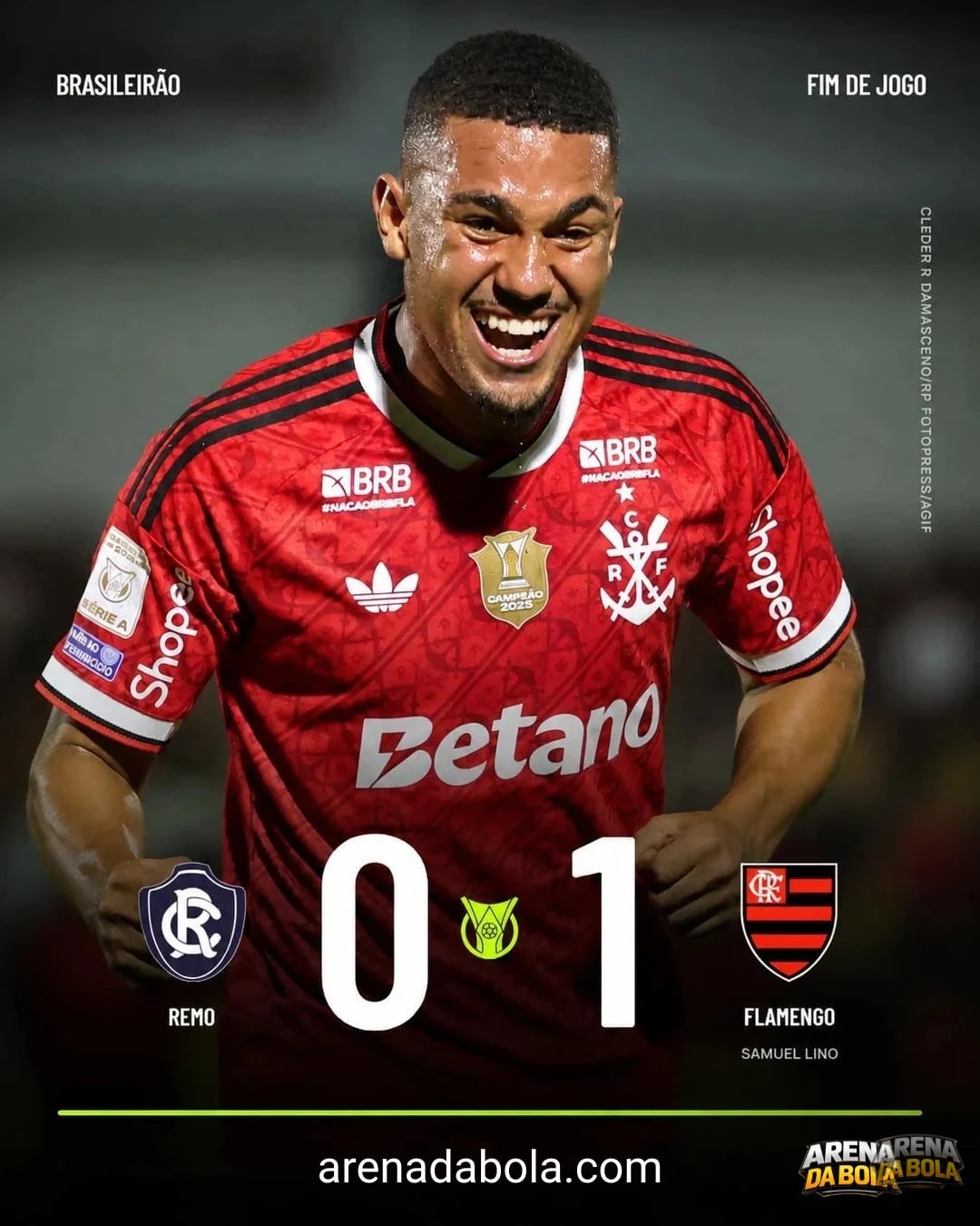 Flamengo assume a liderança do Campeonato Brasileiro 2026