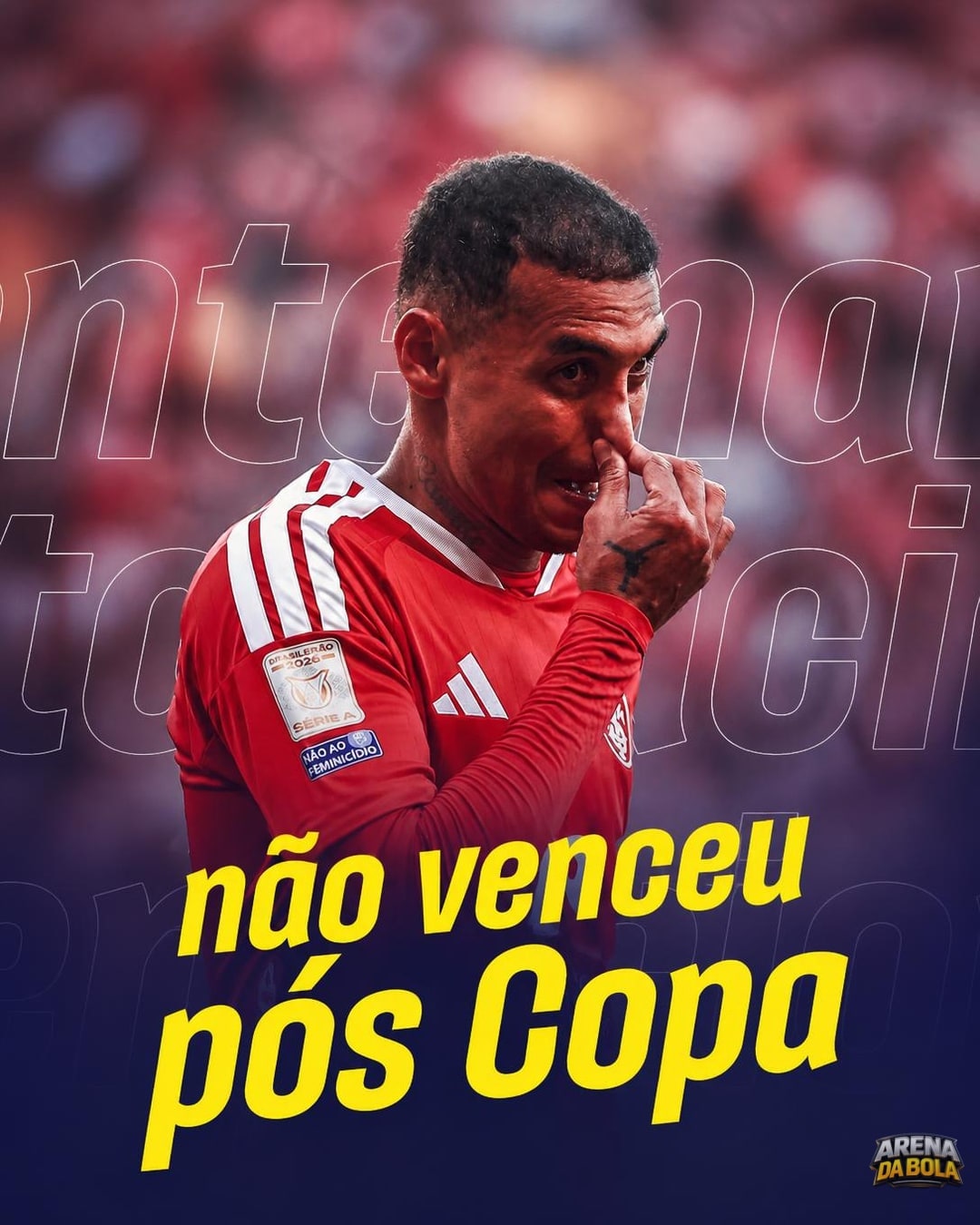 Internacional é o único da Série A sem vitória após a Copa