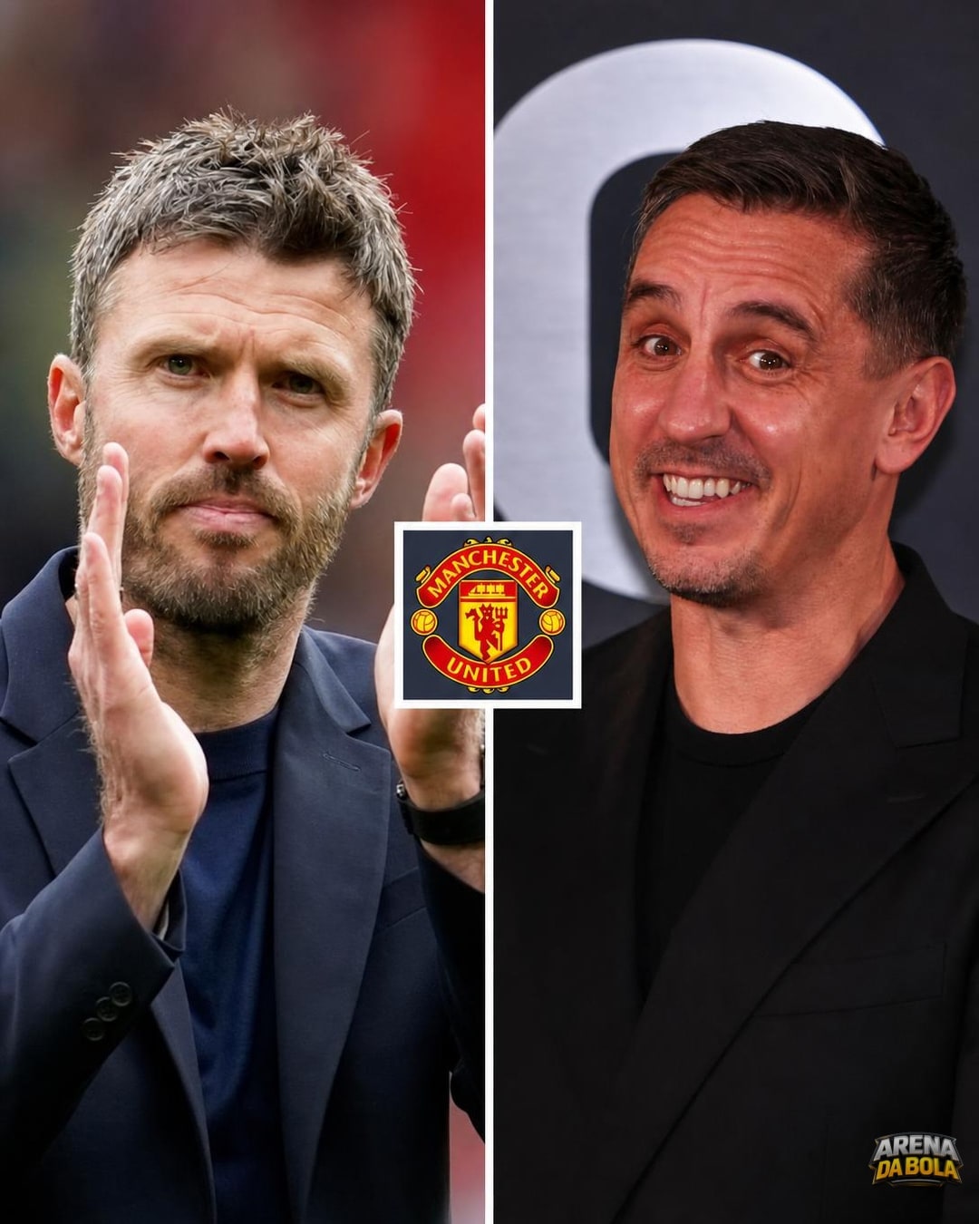 Gary Neville cobra Carrick por uso de Leny Yoro na lateral do United