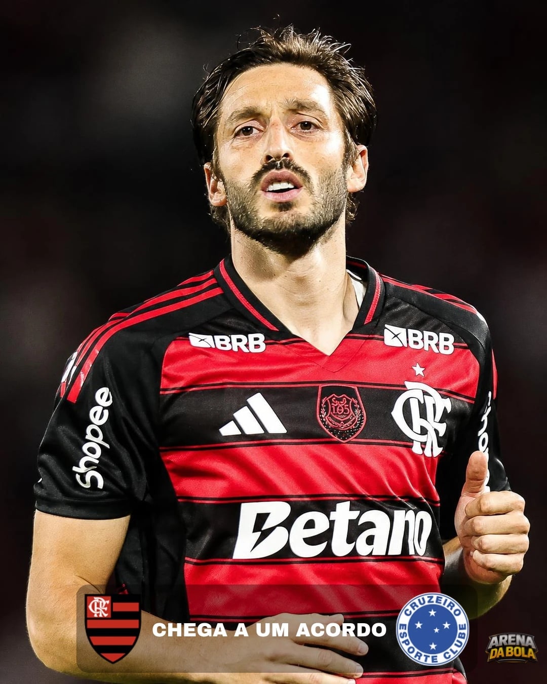 Flamengo e Cruzeiro acertam empréstimo de Matías Viña com opção de compra
