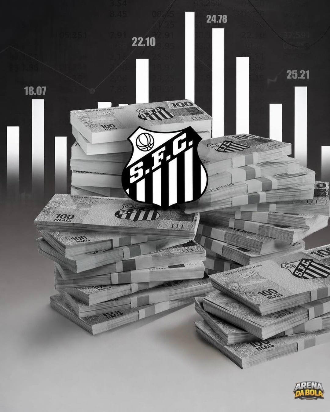 Santos tem déficit de R$ 119,6 milhões e dívida pode atingir R$ 1,24 bilhão