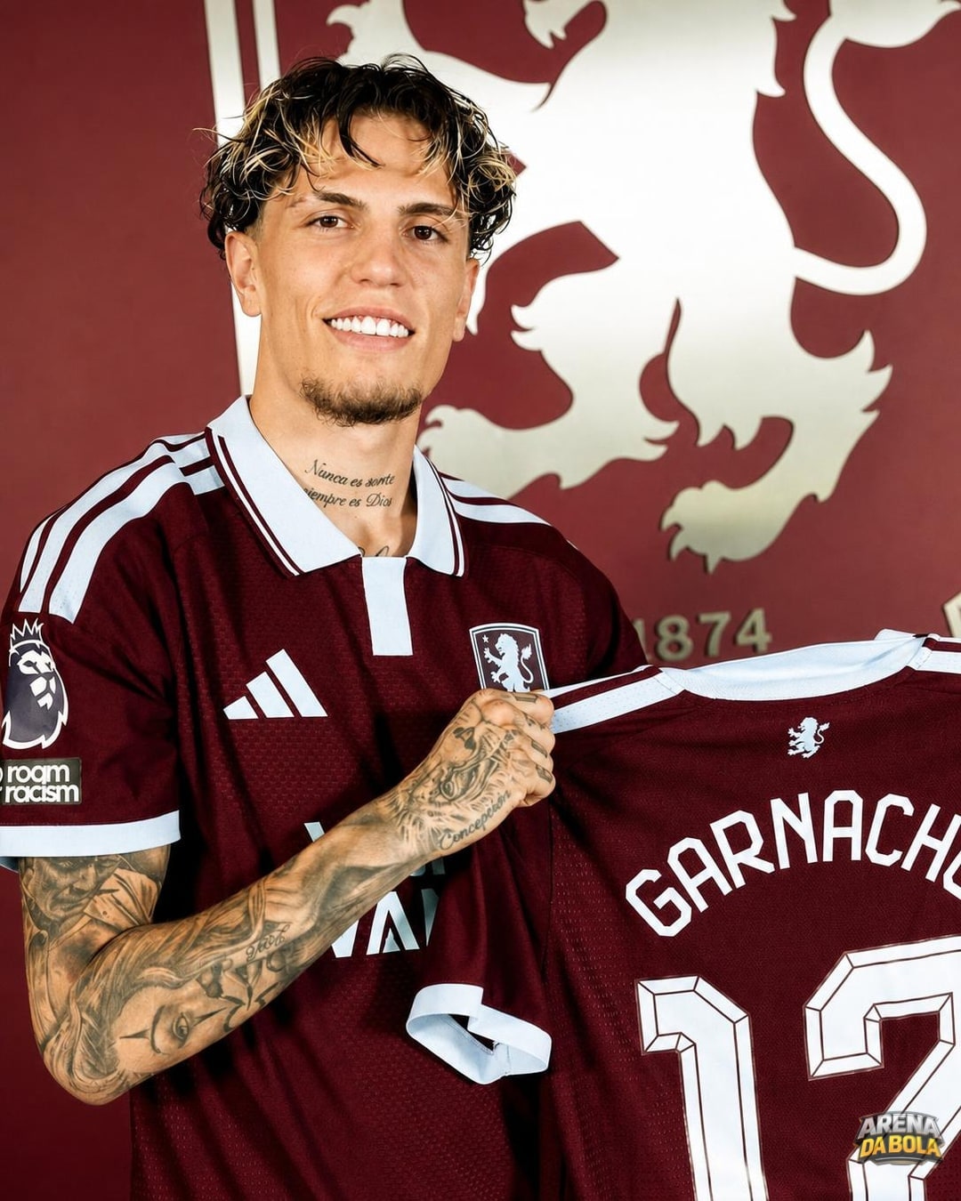 Unai Emery projeta Alejandro Garnacho por longo período no Aston Villa