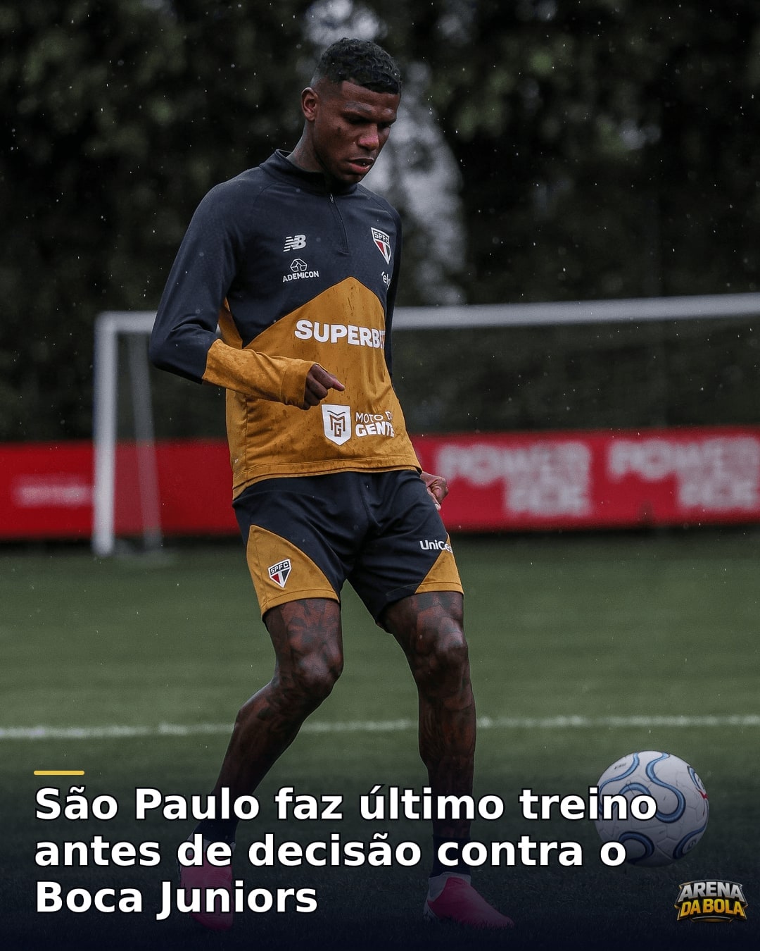 São Paulo faz último treino antes de decisão contra o Boca Juniors