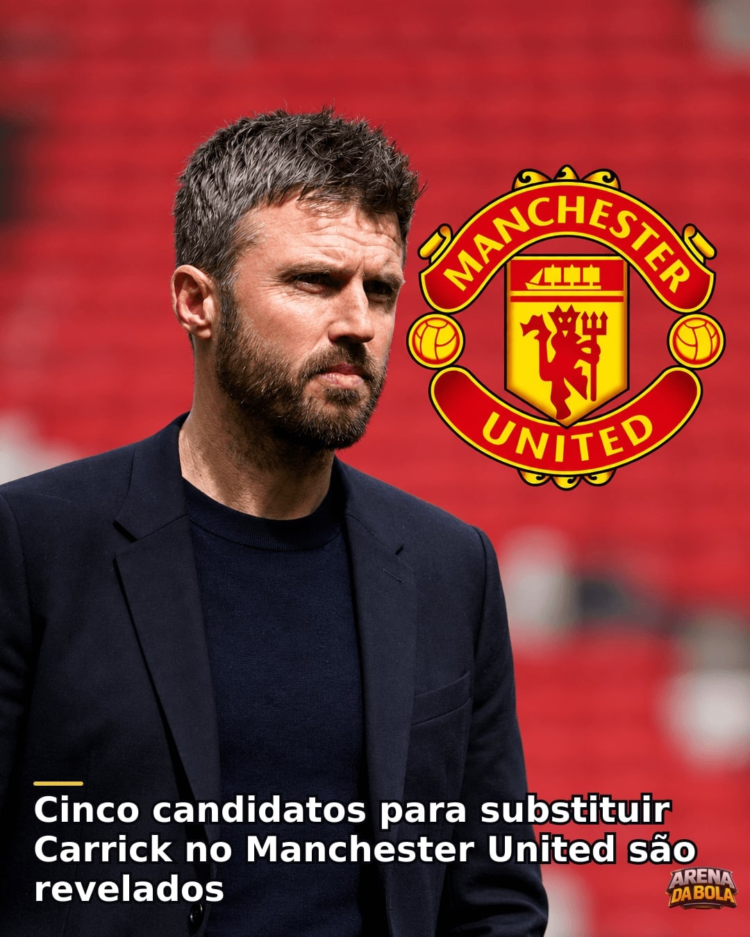 Manchester United avalia cinco nomes e decide futuro de Michael Carrick