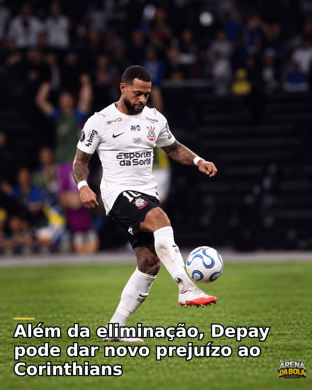 Depay pode render multa ao Corinthians após queda na Libertadores