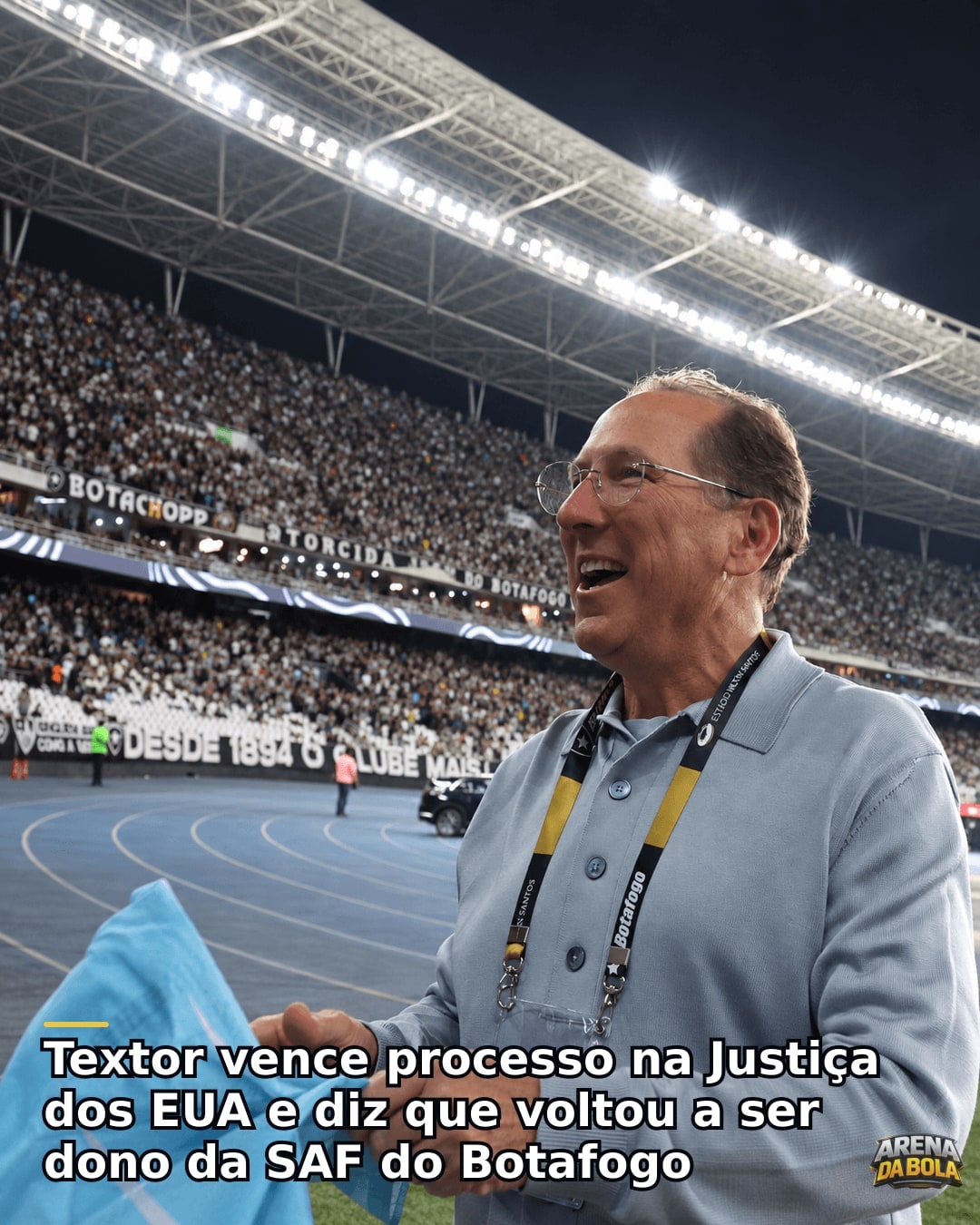 John Textor vence ação nos EUA pela propriedade da SAF do Botafogo