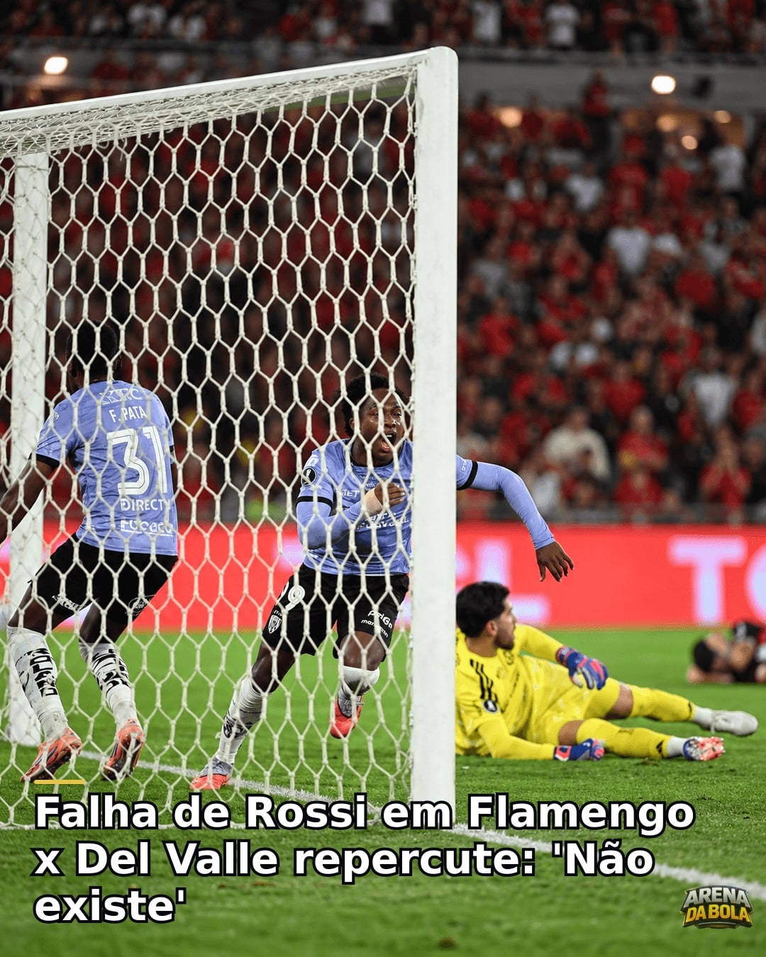 Libertadores: falha de Rossi marca Flamengo x Independiente del Valle