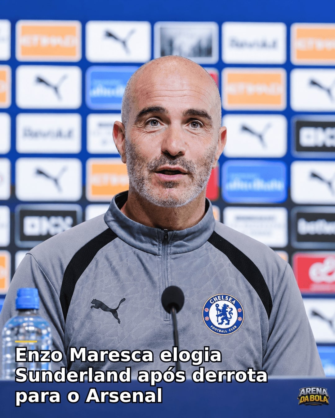 Enzo Maresca elogia Sunderland após derrota para o Arsenal