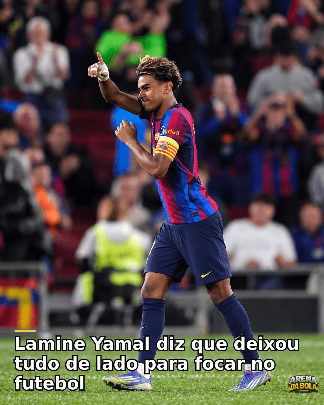 Lamine Yamal diz que deixou tudo de lado para focar no futebol