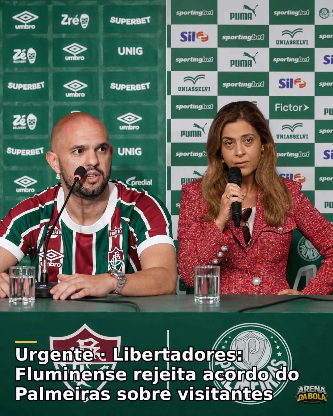Libertadores: Fluminense rejeita acordo do Palmeiras sobre visitantes