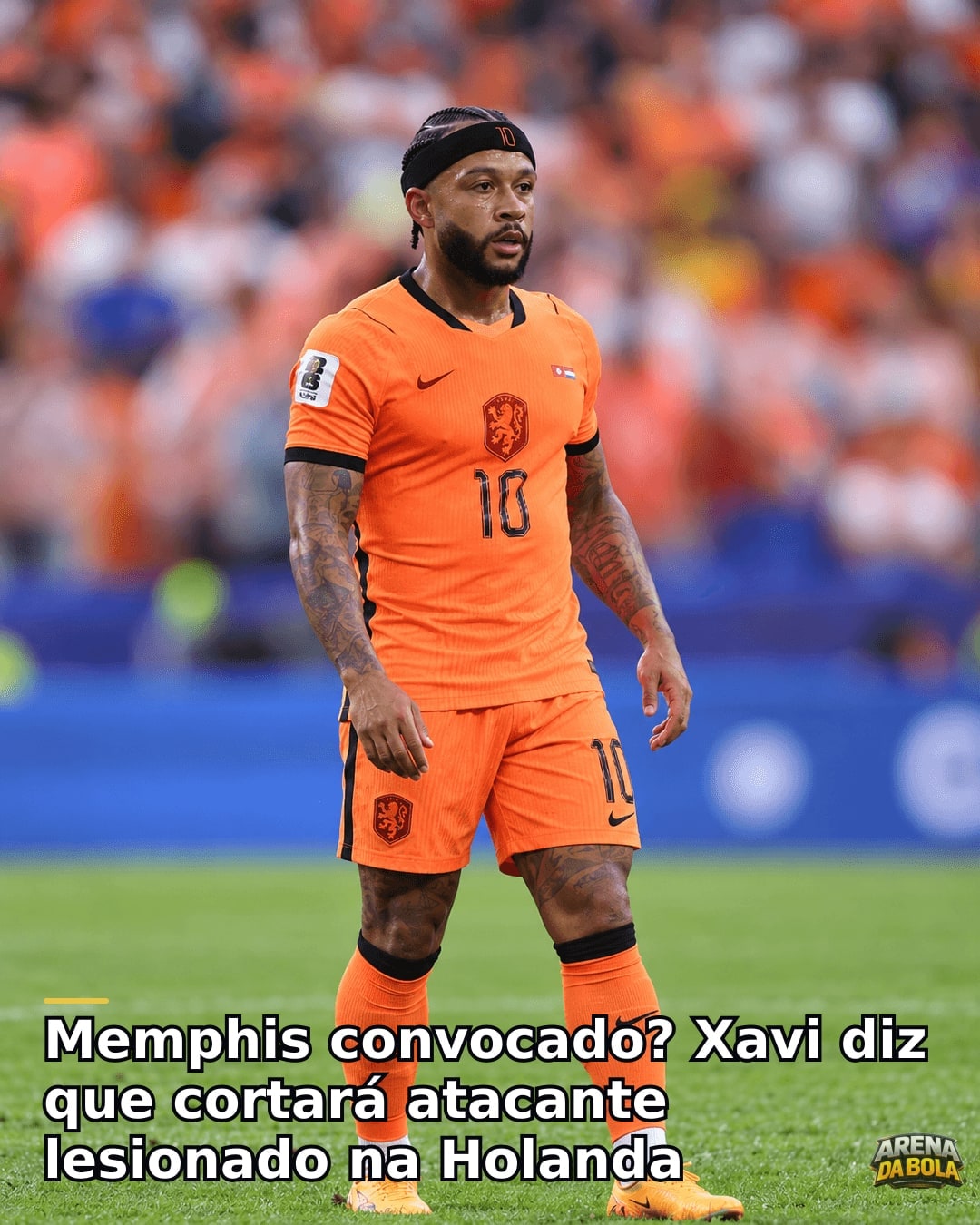 Holanda busca atacante após lesão contra a Alemanha na Liga das Nações | Amistoso