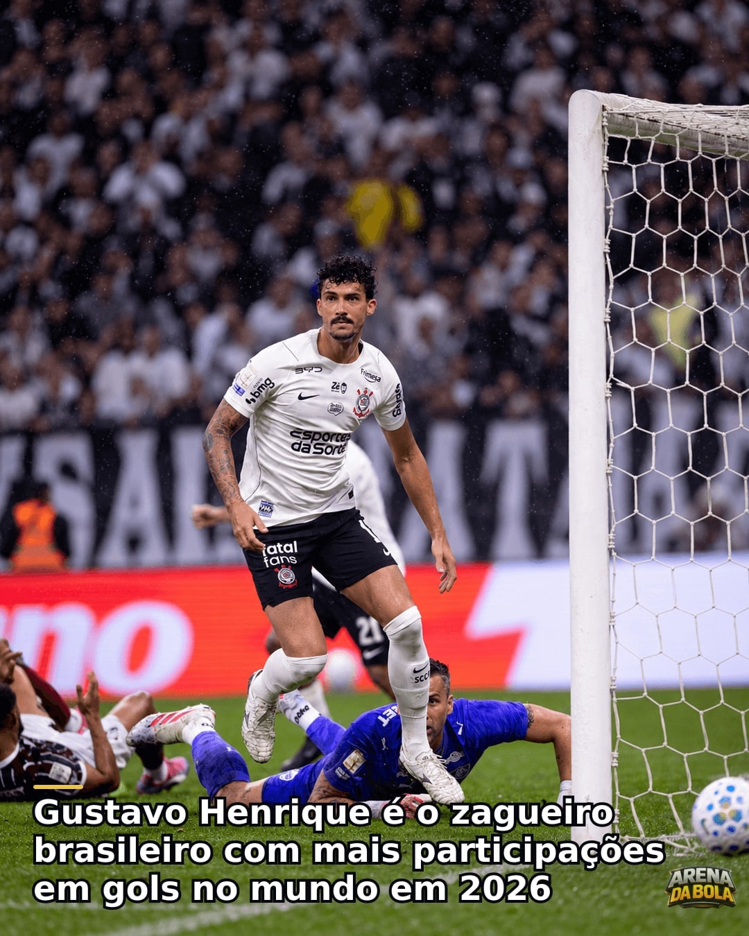 Gustavo Henrique lidera zagueiros brasileiros em participações em gols em 2026